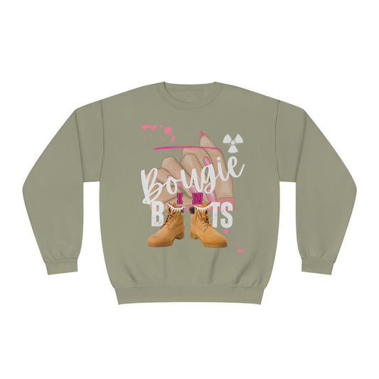 Professional Bougie in Boots Unisex NuBlend® Crewneck Sweatshirt