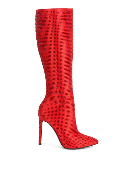 PIPETTE Diamante Set High Heeled Calf Boot