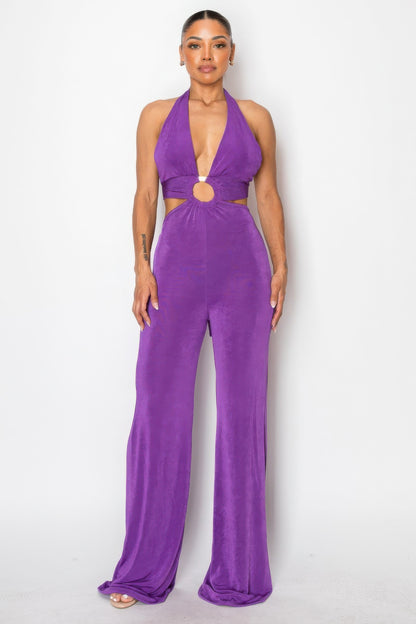 Vibrant Wide Leg Jumpsuit