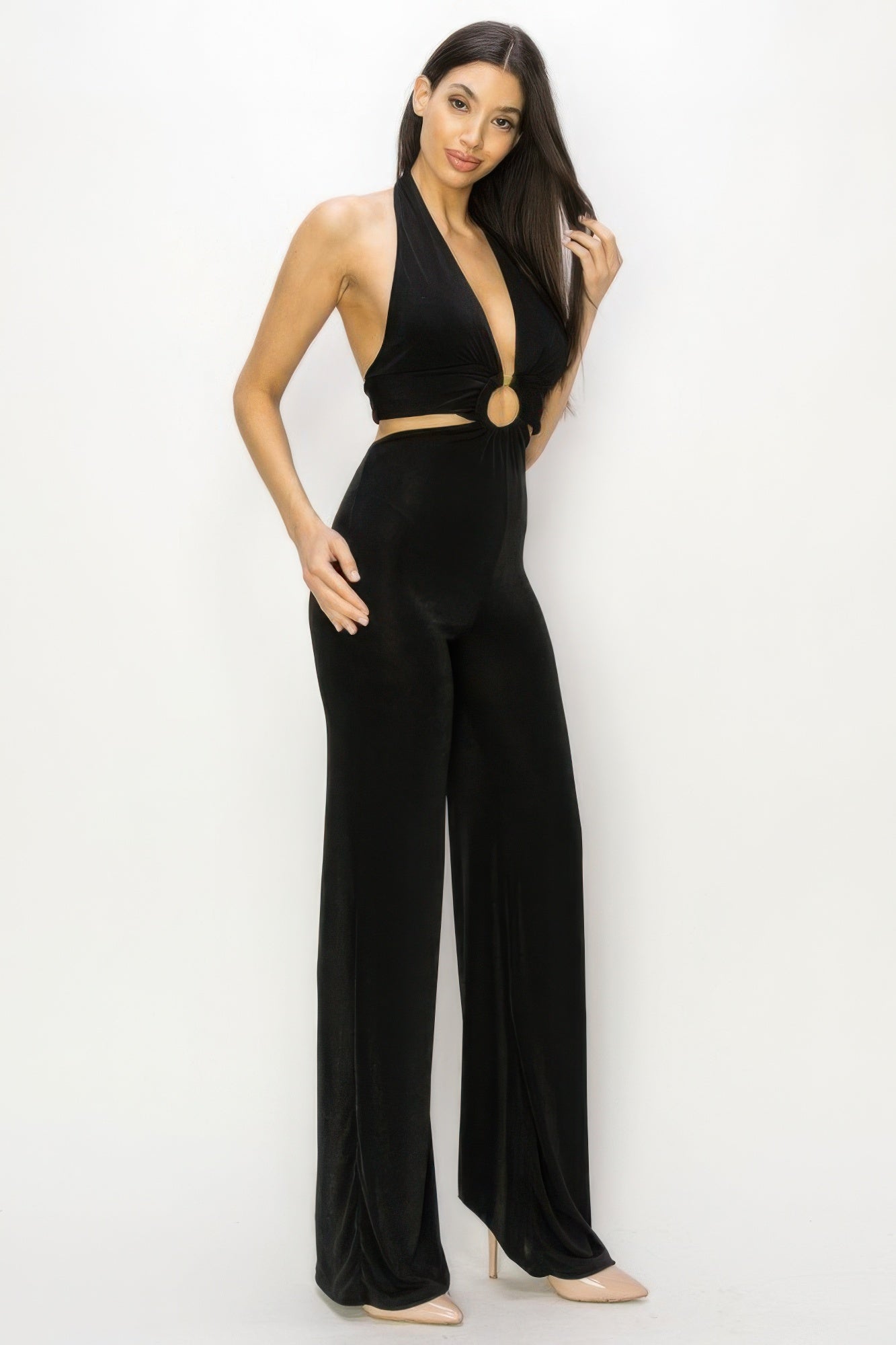 Vibrant Wide Leg Jumpsuit