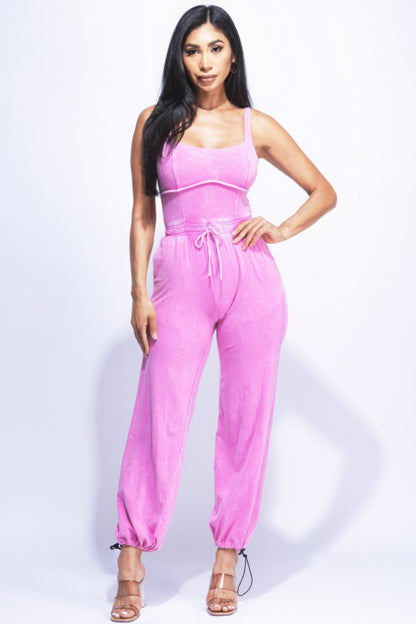 Waist Snatching Jumpsuit