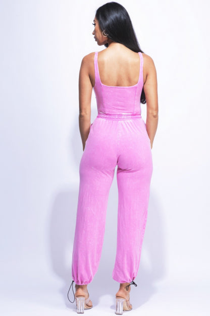 Waist Snatching Jumpsuit