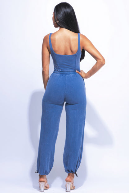 Waist Snatching Jumpsuit