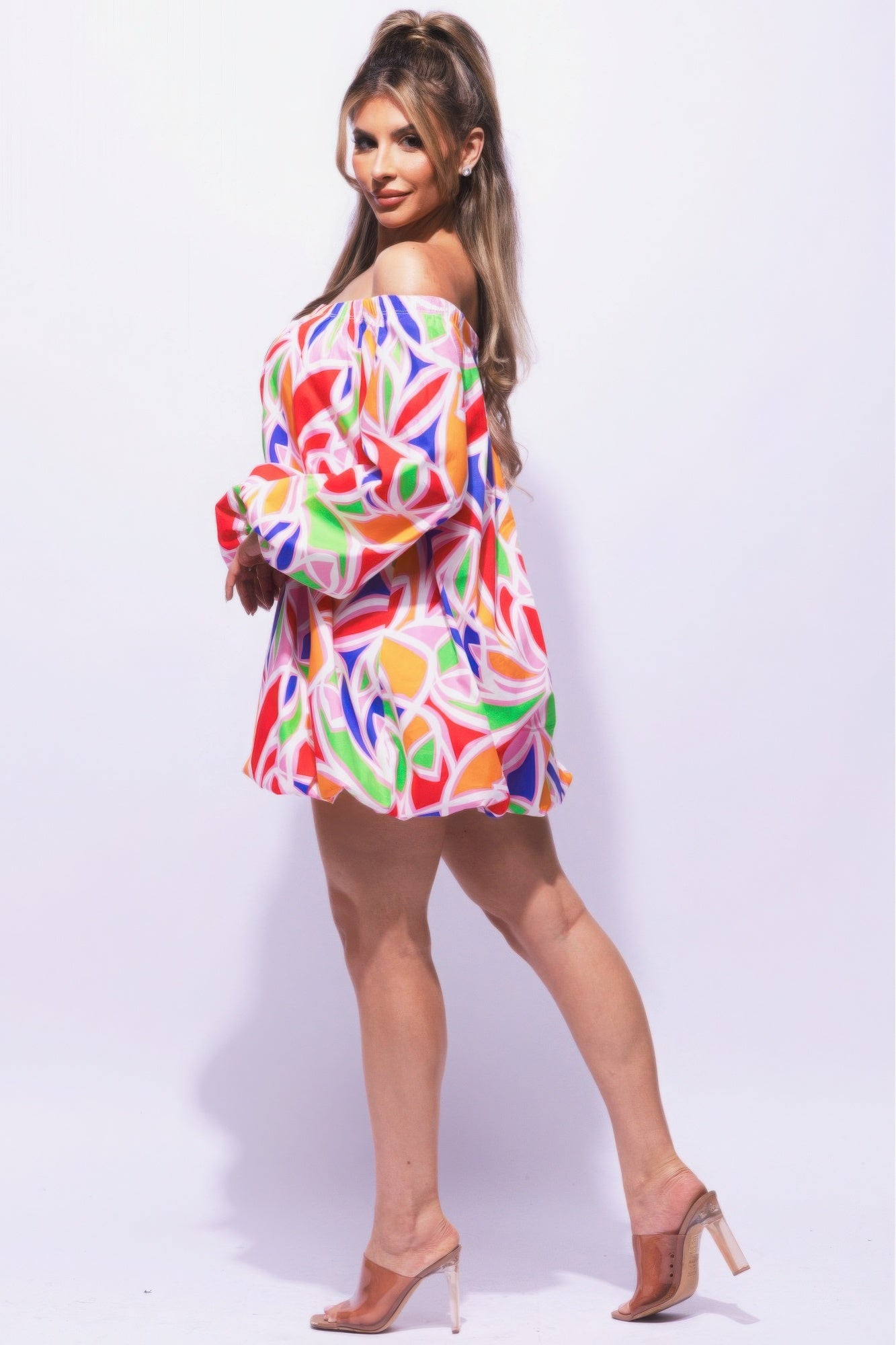 Vibrant Bubble Dress