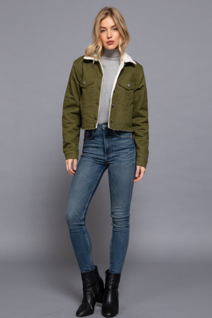 Sherpa-lined Jacket