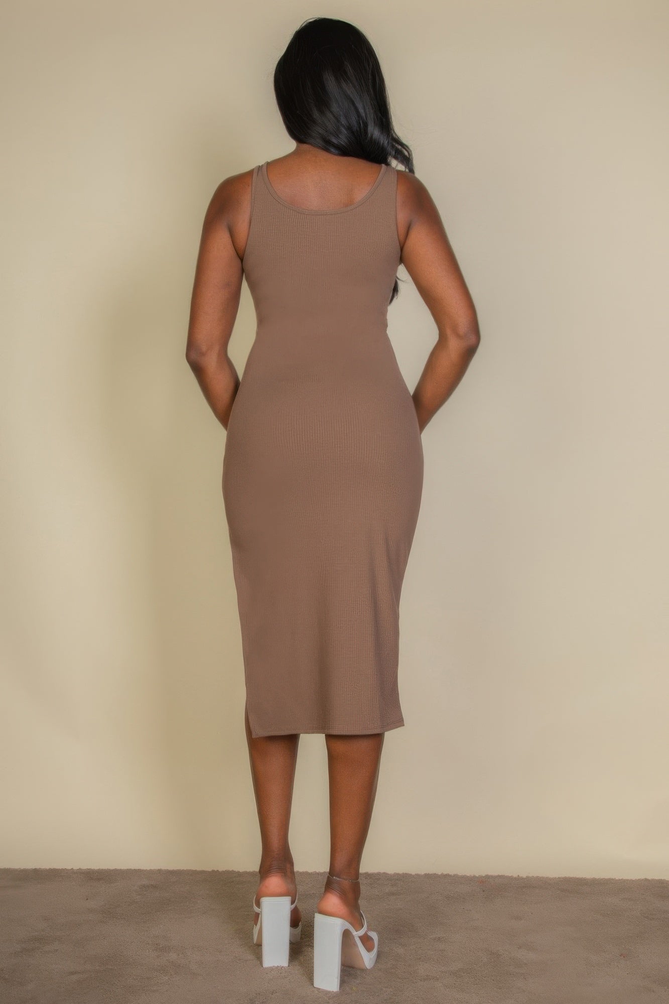 Flat Back Tank Bodycon Dress