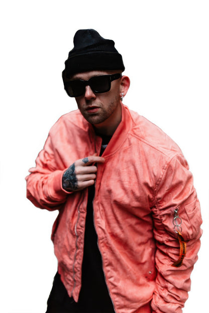 Men’s Scrunched Bomber Jacket