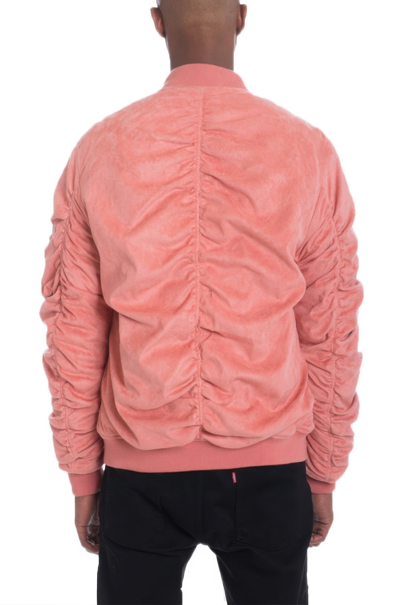 Men’s Scrunched Bomber Jacket