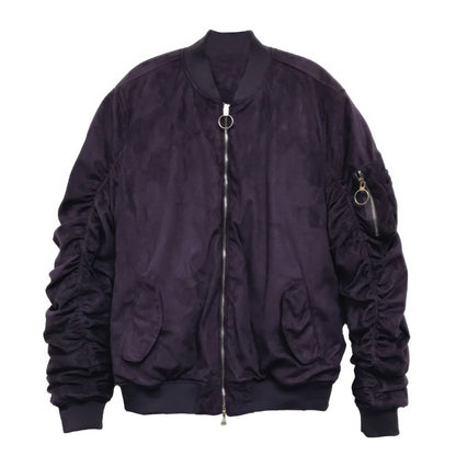 Men’s Scrunched Bomber Jacket