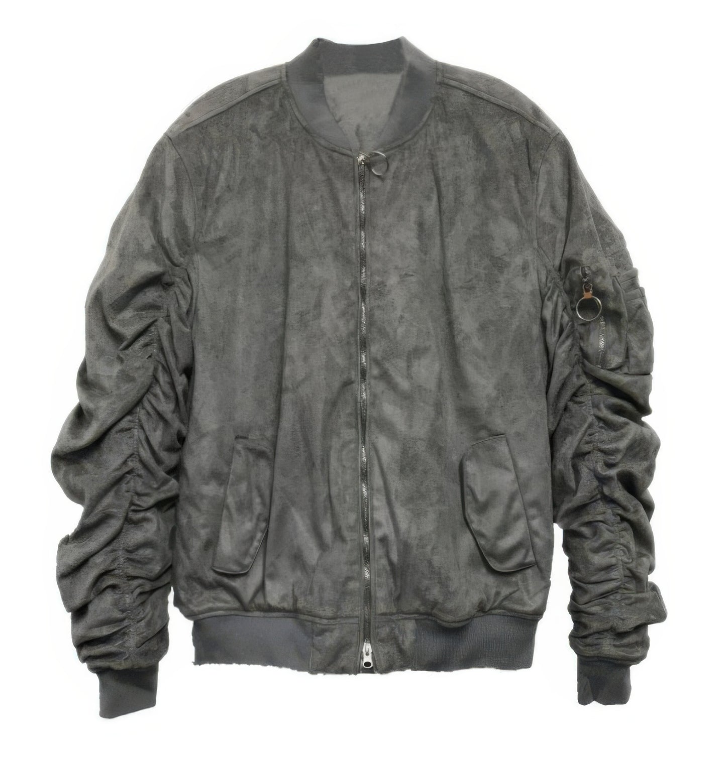 Men’s Scrunched Bomber Jacket