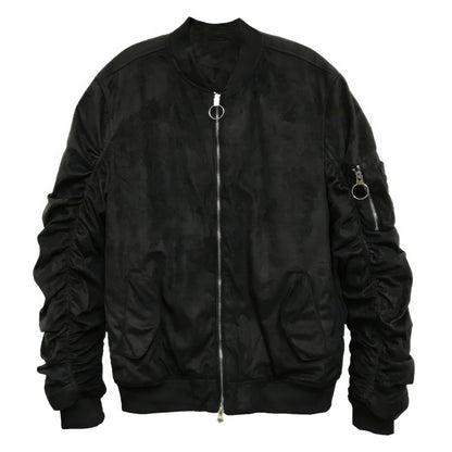 Men’s Scrunched Bomber Jacket