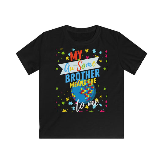 Ausome Brother Means The World to me Kids Tee
