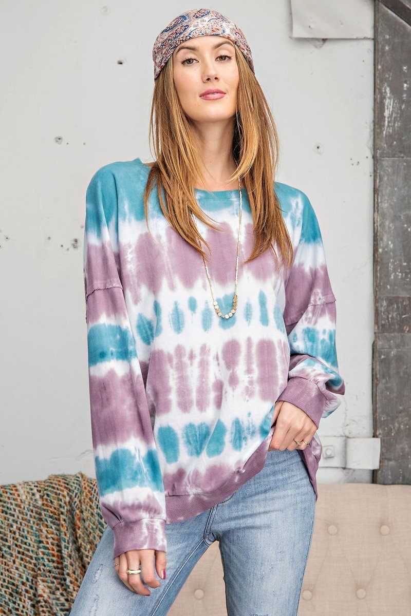 Ombre Dye Pullover Sweater - Jus Fancee Boutique