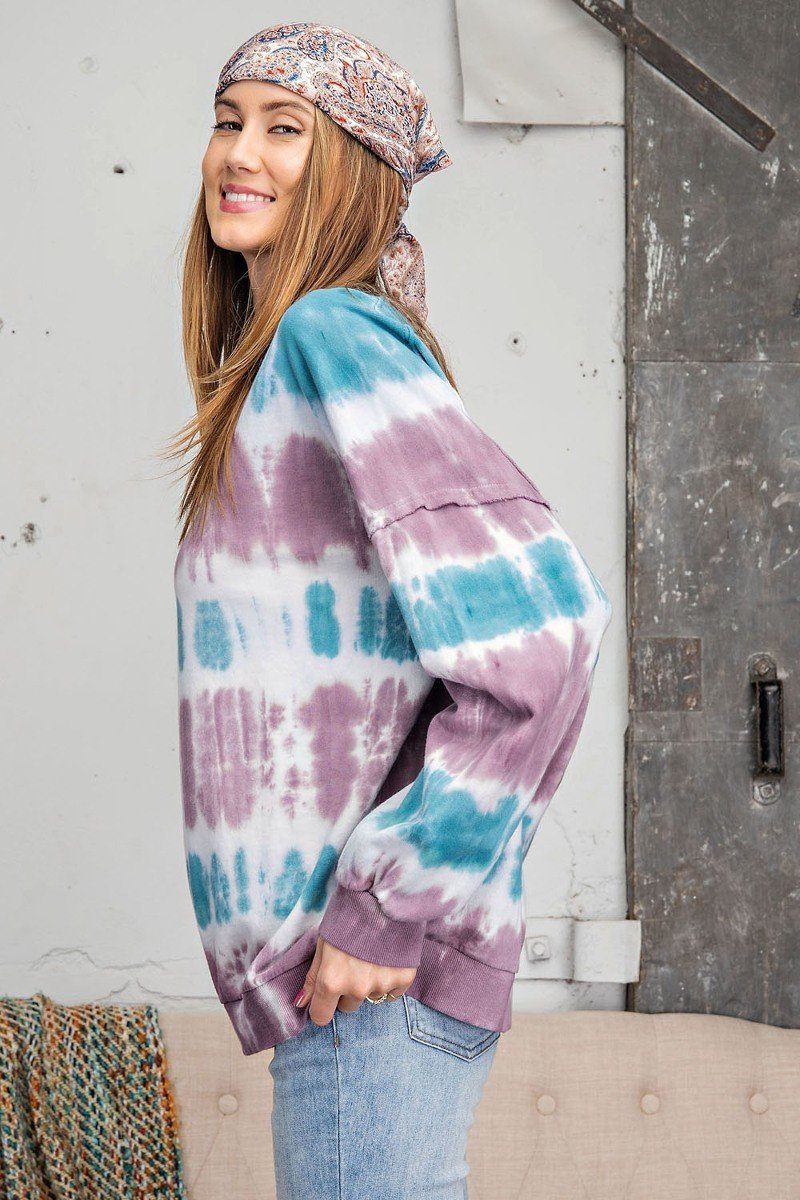 Ombre Dye Pullover Sweater - Jus Fancee Boutique