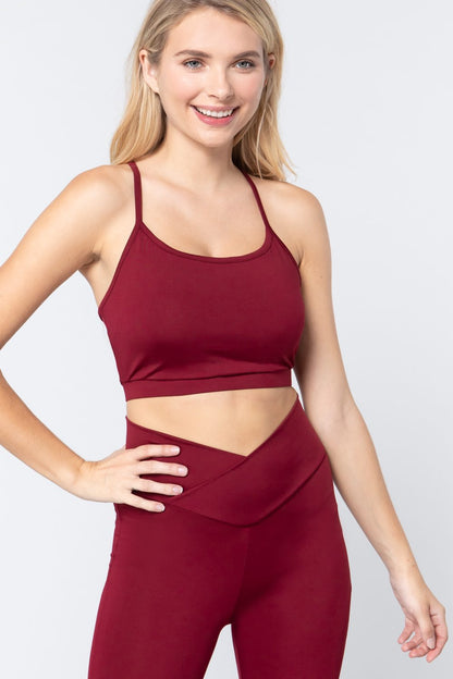 Workout Cami Crop Top