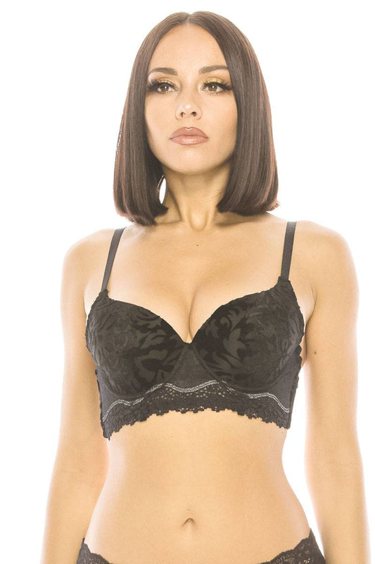 Push Up Bra W/ Underwire - Jus Fancee Boutique