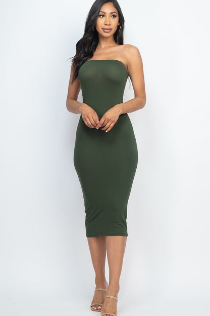 Soft and Stretch Tube Body-con Dress