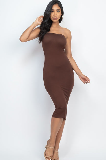 Soft and Stretch Tube Body-con Dress
