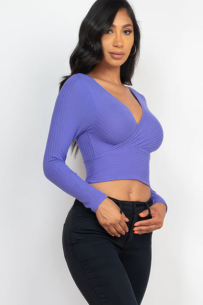 Wrapped Long Sleeve Top
