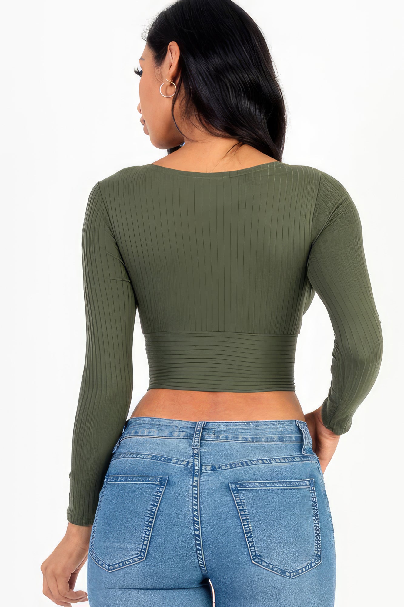 Wrapped Long Sleeve Top