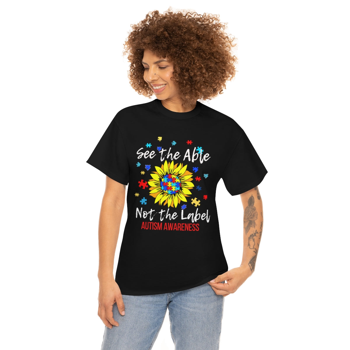 See the Able Not the Label Autism T Shirt