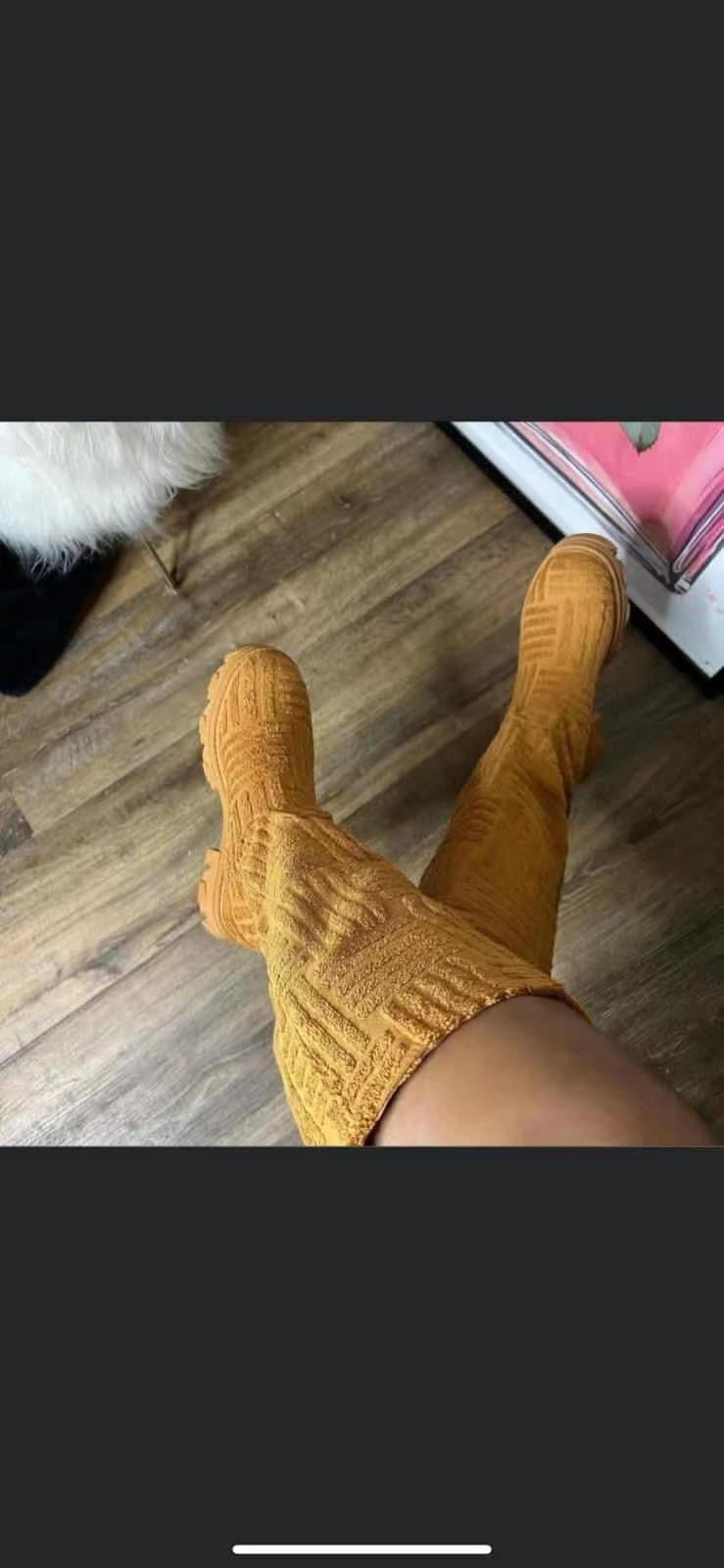 Winter Knitted Boots